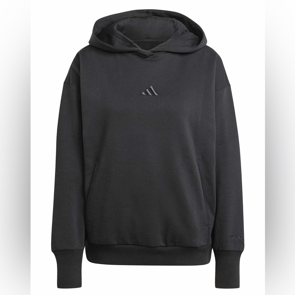 NWT - adidas Women’s ALL SZN Fleece Loose Hoodie - Black - Size Medium
